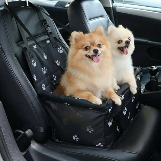 Aurico™ Deluxe Pet Car Seat — Waterproof, Secure & Travel-Safe