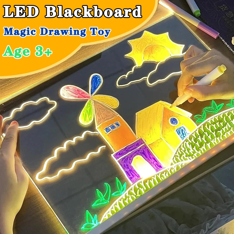 Aurico™ LED Luminous Blackboard Drawing