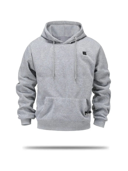 Aurico™ Cross-Border Men's USB Heated Fleece-Lined Sweatshirt