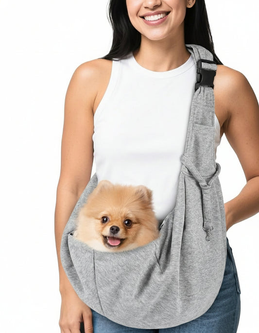 Aurico™ Cozy Pet Sling Carrier — Keep Your Pup Close, Calm & Connected